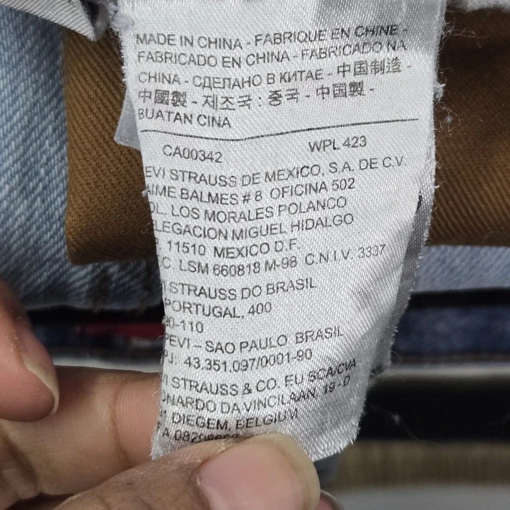 Levi's 569 Men Jeans 33X30 Gray Denim Loose Straight‎ 26